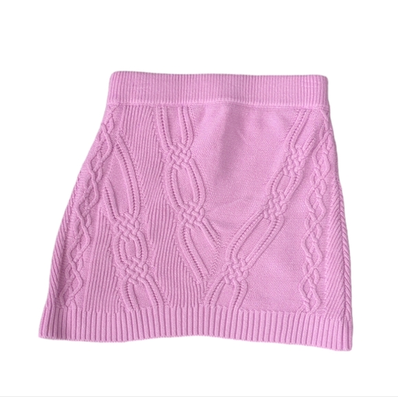 Maeve knit pink skirt size small antheopologie - Picture 4 of 5